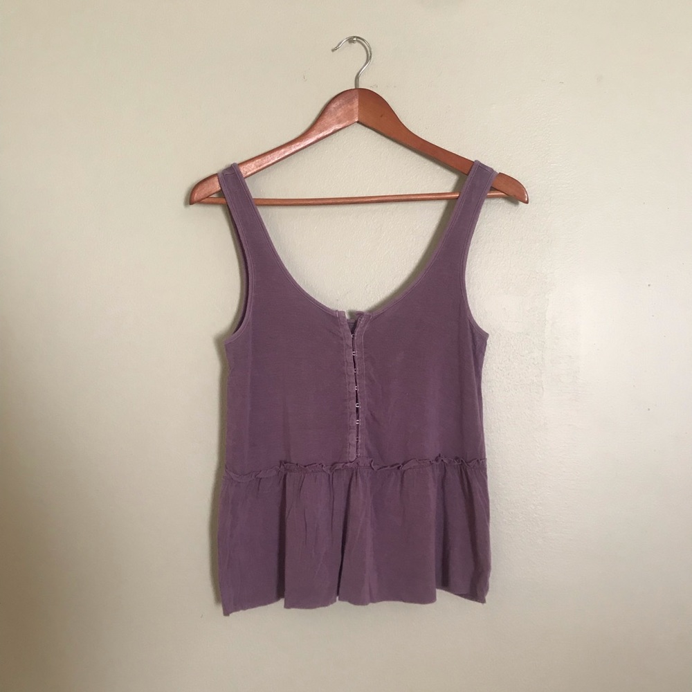 AEO Soft & Sexy Peplum Tank